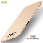 For Xiaomi POCO X3/X3 NFC MOFI Frosted PC Ultra-thin Hard Case(Gold) - 1