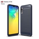 Brushed Texture Carbon Fiber TPU Case for Galaxy A10e(Navy Blue) - 1