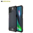 For Motorola Moto G9 Plus Magic Armor TPU + PC Combination Case(Navy Blue) - 1