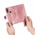 For Alcatel 1S (2020) Butterfly Love Flower Embossed Horizontal Flip Leather Case with Bracket / Card Slot / Wallet / Lanyard(Rose Gold) - 7