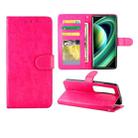 For Xiaomi Mi 10 Ultra Crazy Horse Texture Leather Horizontal Flip Protective Case with Holder & Card Slots & Wallet & Photo Frame(Magenta) - 1