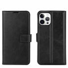 For iPhone 12 Pro Max Retro Calf Pattern Buckle Horizontal Flip Leather Case with Holder & Card Slot & Wallet(Black) - 1