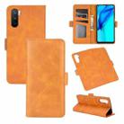 For Huawei Mate 40 lite/Maimang 9 Dual-side Magnetic Buckle Horizontal Flip Leather Case with Holder & Card Slots & Wallet(Yellow) - 1