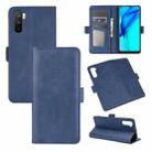 For Huawei Mate 40 lite/Maimang 9 Dual-side Magnetic Buckle Horizontal Flip Leather Case with Holder & Card Slots & Wallet(Dark Blue) - 1
