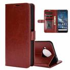 For Nokia 8.3 R64 Texture Single Horizontal Flip Protective Case with Holder & Card Slots & Wallet& Photo Frame(Brown) - 1