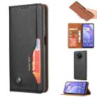 For Xiaomi Mi 10T Lite Knead Skin Texture Horizontal Flip Leather Case with Photo Frame & Holder & Card Slots & Wallet(Black) - 1