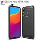 Brushed Texture Carbon Fiber TPU Case for Huawei Y9 Prime 2019 / P Smart Z(Black) - 1