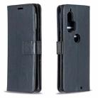 For Motorola Edge+ Crazy Horse Texture Horizontal Flip Leather Case with Holder & Card Slots & Wallet & Photo Frame(Black) - 1