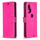 For Motorola Edge+ Crazy Horse Texture Horizontal Flip Leather Case with Holder & Card Slots & Wallet & Photo Frame(Rose) - 1