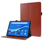 For  Lenovo Tab M10 10.1 2-Folding Business Horizontal Flip PU Leather Case with Card Slots & Holder(Gongkeli Color) - 1