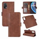 For Oppo Realme X7 Dual-side Magnetic Buckle Horizontal Flip Leather Case with Holder & Card Slots & Wallet(Brown) - 1