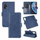 For Oppo Realme X7 Dual-side Magnetic Buckle Horizontal Flip Leather Case with Holder & Card Slots & Wallet(Dark Blue) - 1
