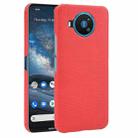 For Nokia 8.3 Shockproof Crocodile Texture PC + PU Case(Red) - 1