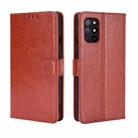 For OnePlus 8T Retro Crazy Horse Texture Horizontal Flip Leather Case with Holder & Card Slots & Photo Frame(Brown) - 1