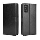 For OPPO Realme 7 Pro Retro Crazy Horse Texture Horizontal Flip Leather Case , with Holder & Card Slots & Photo Frame(Black) - 1