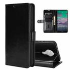 For Nokia 3.4 R64 Texture Single Horizontal Flip Protective Case with Holder & Card Slots & Wallet& Photo Frame(Black) - 1