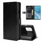 For OnePlus 8T R64 Texture Single Horizontal Flip Protective Case with Holder & Card Slots & Wallet& Photo Frame(Black) - 1