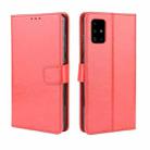 For Samsung Galaxy M51 Retro Crazy Horse Texture Horizontal Flip Leather Case with Holder & Card Slots & Photo Frame(Red) - 1