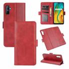 For OPPO Realme C3 without Fingerprint Dual-side Magnetic Buckle Horizontal Flip Leather Case with Holder & Card Slots & Wallet(Red) - 1