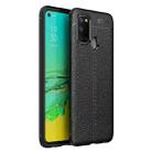 For OPPO Realme 7i Litchi Texture TPU Shockproof Case(Black) - 1