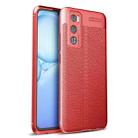 For vivo V20 SE Litchi Texture TPU Shockproof Case(Red) - 1