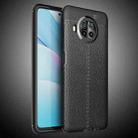 For Xiaomi Mi 10T Lite Litchi Texture TPU Shockproof Case(Black) - 1