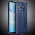 For Xiaomi Mi 10T Lite Litchi Texture TPU Shockproof Case(Navy Blue) - 1