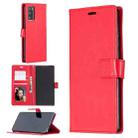 For Samsung Galaxy Note20 Crazy Horse Texture Horizontal Flip Leather Case with Holder & Card Slots & Wallet & Photo Frame(Red) - 1