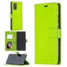 For Samsung Galaxy Note20 Ultra Crazy Horse Texture Horizontal Flip Leather Case with Holder & Card Slots & Wallet & Photo Frame(Green) - 1