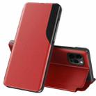 For iPhone 12 Pro Max Attraction Flip Holder Leather Phone Case(Red) - 1