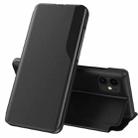 For iPhone 12 mini Attraction Flip Holder Leather Phone Case (Black) - 1