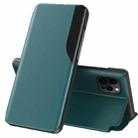 For iPhone 11 Pro Attraction Flip Holder Leather Phone Case (Green) - 1