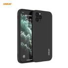 For iPhone 11 Pro Hat-Prince ENKAY ENK-PC065 Liquid Silicone Straight Edge Shockproof Protective Case(Black) - 1