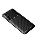 For vivo Y73s Carbon Fiber Texture Shockproof TPU Case(Black) - 1