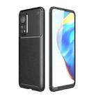 For Xiaomi Mi 10T Pro Carbon Fiber Texture Shockproof TPU Case(Black) - 1