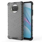 For Xiaomi Mi 10T Lite  Shockproof Honeycomb PC + TPU Case(Grey) - 1