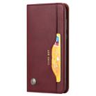 Knead Skin Texture Horizontal Flip Leather Case for Huawei Mate 10 Lite / Maimang 6 / Nova 2i, with Photo Frame & Holder & Card Slots & Wallet(Wine Red) - 1