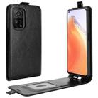For Xiaomi Mi 10T/10T Pro R64 Texture Single Vertical Flip Leather Protective Case with Card Slots & Photo Frame(Black) - 1