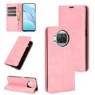 For Xiaomi Mi 10T Lite Retro-skin Business Magnetic Suction Leather Case with Holder & Card Slots & Wallet(Pink) - 1