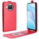 For Xiaomi Mi 10T Lite / Mi 10i 5G R64 Texture Single Vertical Flip Leather Protective Case with Card Slots & Photo Frame(Red) - 1