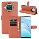 For Xiaomi Mi 10T Lite Litchi Texture Horizontal Flip Protective Case with Holder & Card Slots & Wallet(Brown) - 1