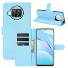 For Xiaomi Mi 10T Lite Litchi Texture Horizontal Flip Protective Case with Holder & Card Slots & Wallet(Blue) - 1