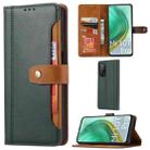 For Xiaomi Mi 10T / 10T Pro Calf Texture Double Fold Clasp Horizontal Flip Leather Case with Photo Frame & Holder & Card Slots & Wallet(Emerald) - 1