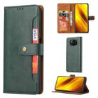 For Xiaomi POCO X3 NFC / X3 Calf Texture Double Fold Clasp Horizontal Flip Leather Case with Photo Frame & Holder & Card Slots & Wallet(Emerald) - 1