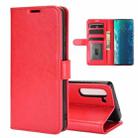 For Motorola Edge R64 Texture Single Horizontal Flip Protective Case with Holder & Card Slots & Wallet& Photo Frame(Red) - 1