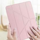 Multi-folding Surface PU Leather Case with Holder & Sleep / Wake-up For iPad Air 2022 / 2020 10.9 - 4