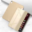 Multi-folding Surface PU Leather Case with Holder & Sleep / Wake-up For iPad Air 2022 / 2020 10.9 - 1