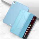 Multi-folding Surface PU Leather Case with Holder & Sleep / Wake-up For iPad Air 2022 / 2020 10.9 - 1