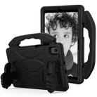 For Samsung Galaxy Tab A7 10.4(2020)T500/T505 EVA Material Children Flat Anti Falling Cover Protective Shell With Thumb Bracket(Black) - 1