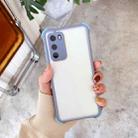 For Huawei P40 TPU + PC Four-Corner Shockproof Skin-feel Case(Dark Green) - 1